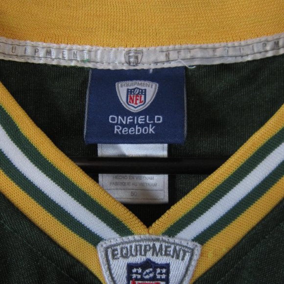 Green Bay Packers AARON RODGERS #12 NFL Football Sz 50/Lg Onfield Reebok Jersey - Picture 3 of 14